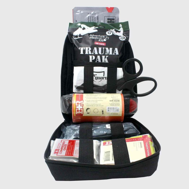 Black Emergency Kit Pouch: Bär den med dig, resa med sinnesfrid