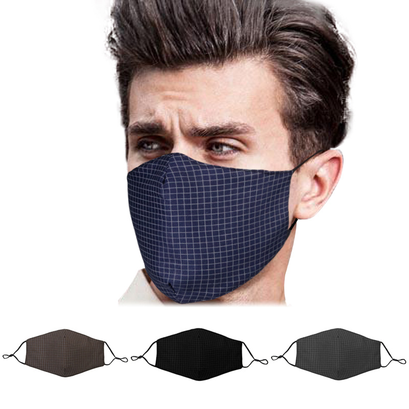 Elastisk tyg bomullssilkemask