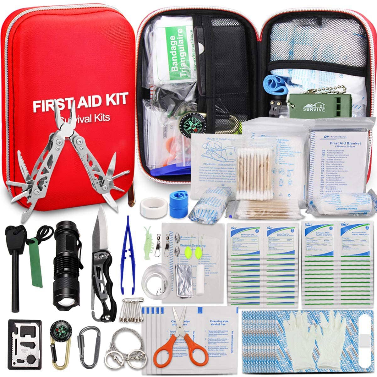 Red Hard EVA First Aid Little Case för hemmet